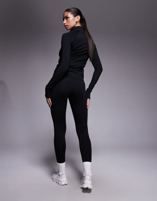 4505 Icon thermal high waist running leggings in black, 5 of 5