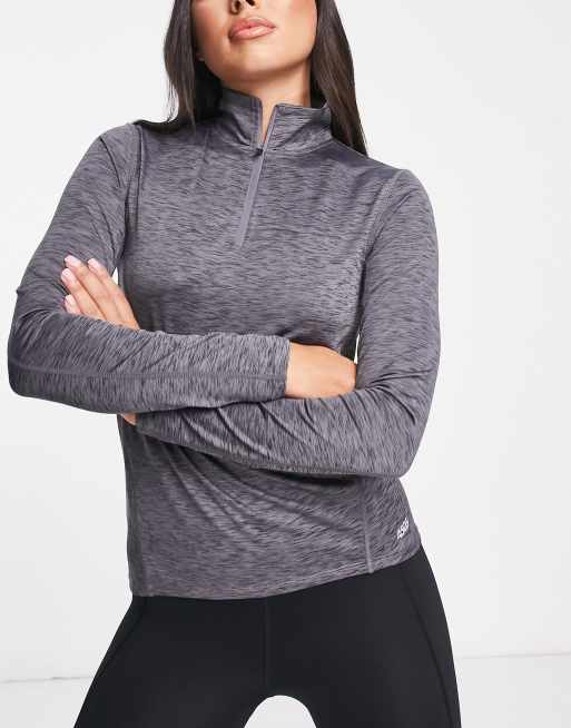 4505 - Icon - Top a maniche lunghe con zip corta  