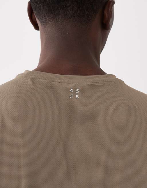 4505 - Icon - Top senza maniche da allenamento in rete quick dry color arenaria, 3 di 5