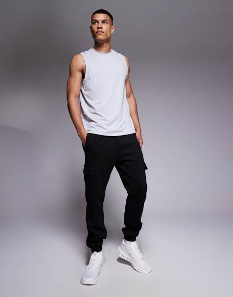 4505 Icon training quick dry performance cargo joggers in black - view 1