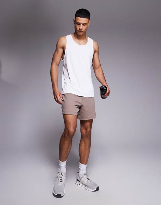 4505 Icon training singlet with racer back in white , 3 of 4