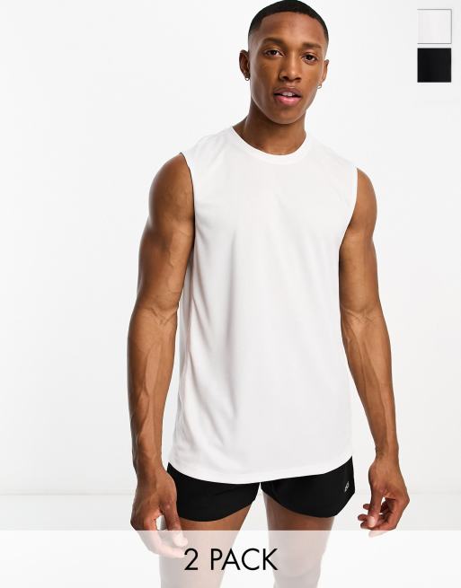 4505 Icon training sleeveless t-shirt with quick dry 2 pack 