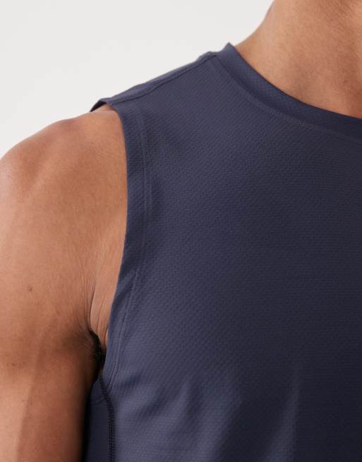 4505 - Icon - Trainingshemd van sneldrogend mesh in marineblauw, 3 van 5