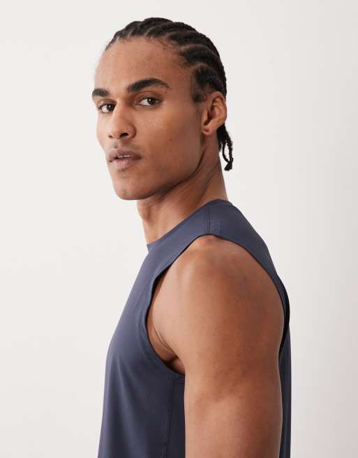 4505 - Icon - Trainingshemd van sneldrogend mesh in marineblauw, 4 van 5