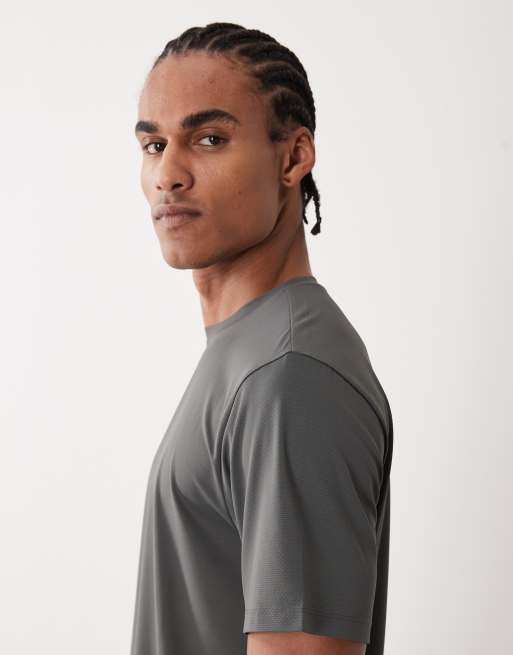4505 - Icon - Trainingsshirt van sneldrogend mesh in donkergrijs, 3 van 5