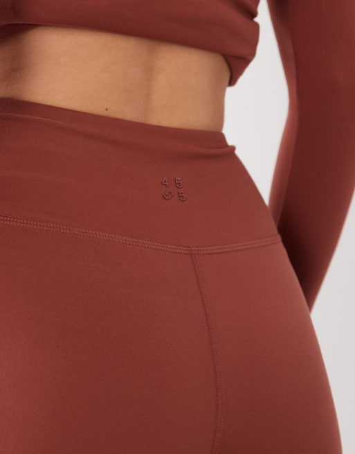 4505 – Icon – Weiche Yoga-Leggings in Amber mit hohem Bund, 4 von 5