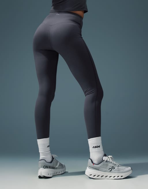 4505 – Icon – Weiche Yoga-Leggings in Granitgrau mit hohem Bund , 2 von 5