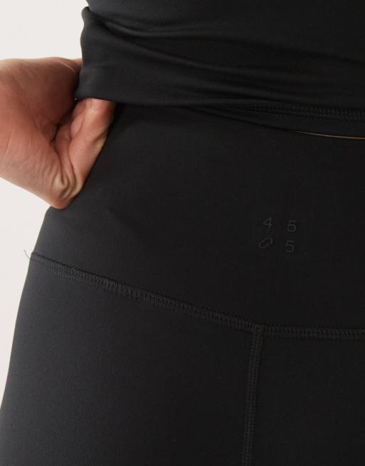 4505 – Icon – Weiche Yoga-Leggings in Schwarz mit hohem Bund, 5 von 11
