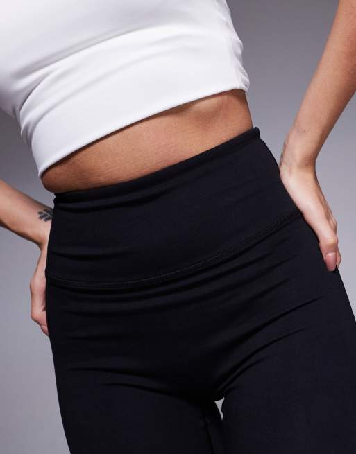 4505 – Icon – Weiche Yoga-Leggings in Schwarz mit minimalen Nähten, 5 von 5
