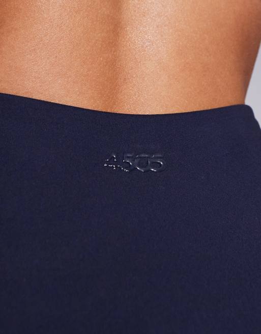 4505 - Icon - Zachte shorts met overslag in marineblauw, 5 van 5