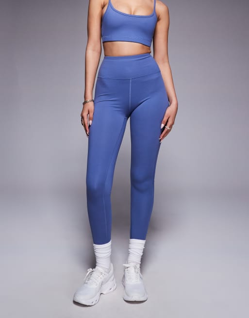 4505 - Icon - Zachte yogalegging met hoge taille in porceleinblauw, 2 van 5