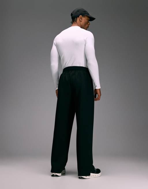 4505 - Joggers tecnici a fondo ampio greige con pinces, 4 di 5