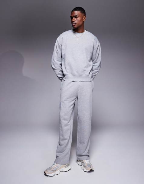 4505 – Kastiges Cropped-Trainings-Sweatshirt aus Baumwolle in Grau meliert mit schnelltrocknendem Finish - view 1