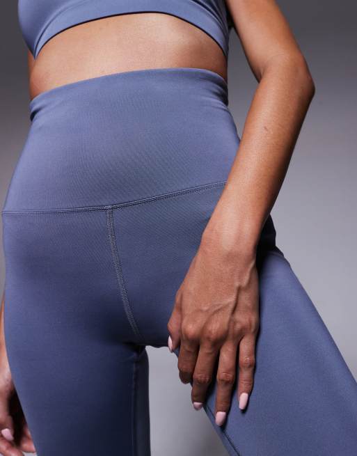 4505 - Legging de course à taille haute avec poche zippée pour téléphone - Bleuet, 2 de 5