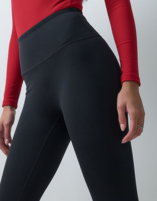 4505 leggings base layer da sci con interno in pile termico neri, 2 di 5
