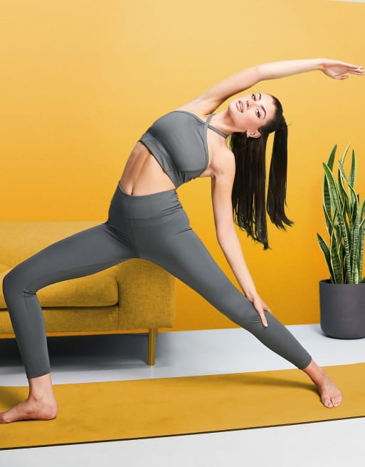 4505 - Leggings con dettaglio modellante in rete sul retro 