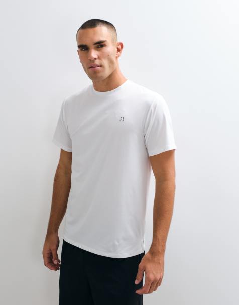 4505 lightweight quick dry training T-shirt in white - view 1