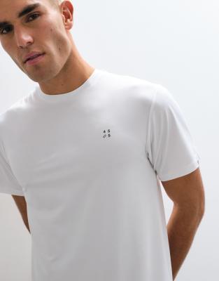4505 Lightweight Quick Dry Training T-shirt In White