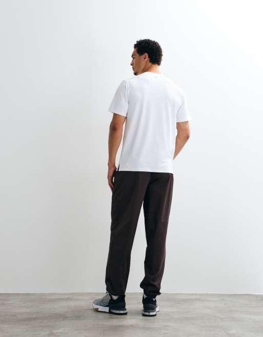 4505 loose fit cotton ripstop cuffed lifting pants with zip pockets in brown, 5 of 5