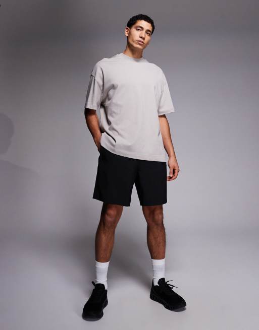 4505 - Lot de 2 shorts de sport 13 cm à séchage rapide avec poches zippées - Noir et kaki, 2 de 5