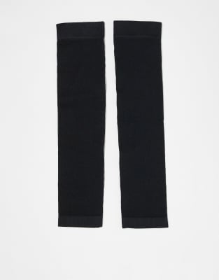 4505 - Manchons de compression pour le sport sans coutures - Noir