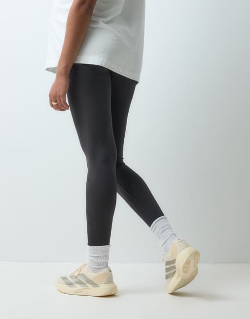 4505 Maternité legging de sport taille haute Active bum sculpt avec poche intérieure, gris charbon, 3 de 5