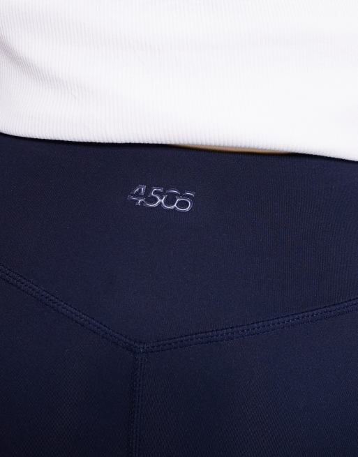 4505 Maternity Icon active bum sculpt high waist gym leggings with inner pocket in deep navy, 5 of 5