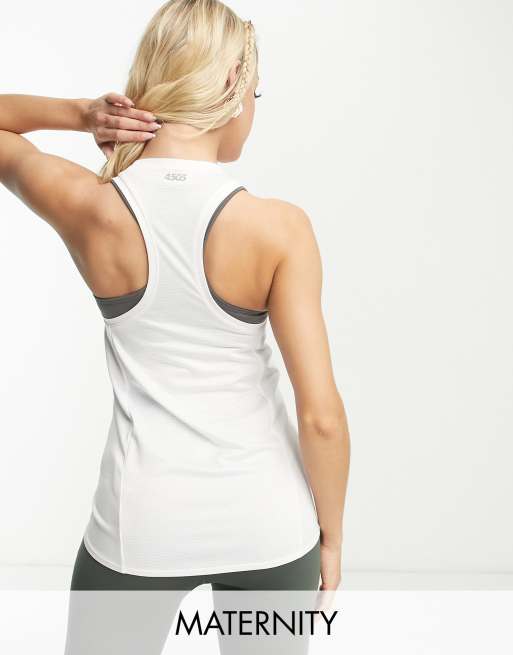 4505 Maternity - Icon - Hvid lang top  