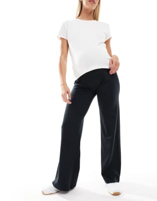 4505 4505 Maternity Icon soft touch dance pant in black