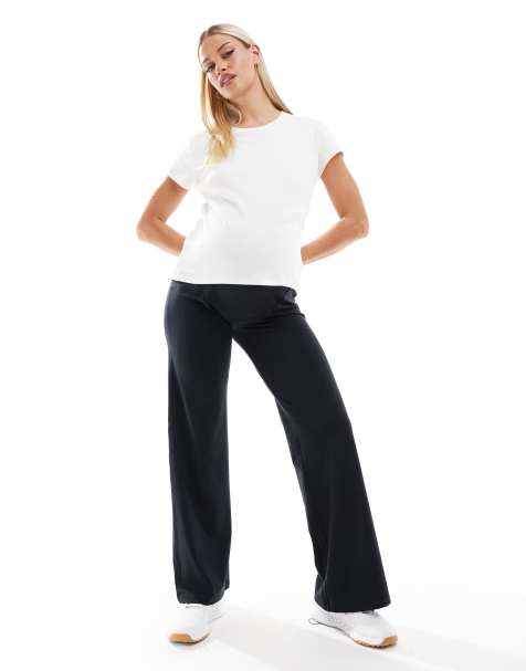 4505 Maternity Icon soft touch dance pant in black  - view 1