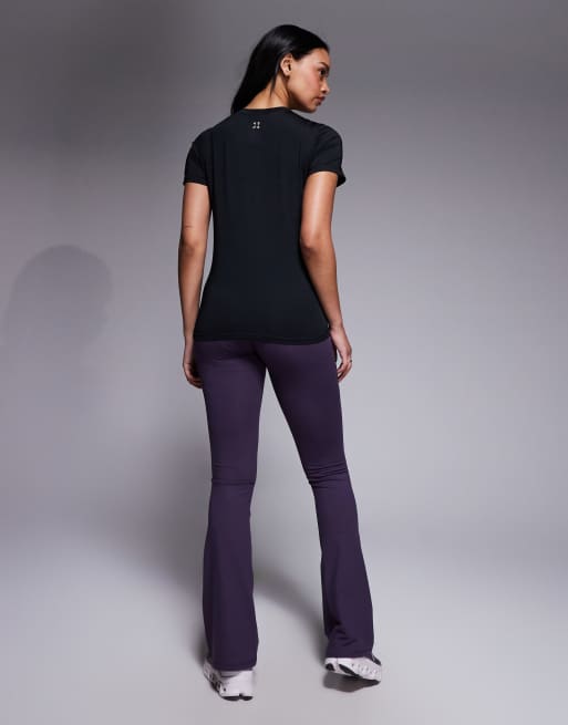 4505 Maternity Icon soft touch high waist slim kick yoga leggings in heather, 5 of 5