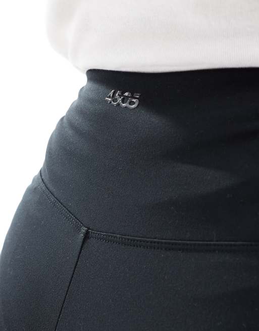 4505 Maternity Icon soft touch high waist wide leg dance pants in black, 2 of 5