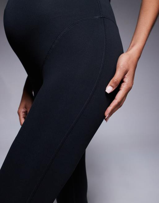 4505 Maternity Icon soft touch high waist yoga legging in black, 5 of 5