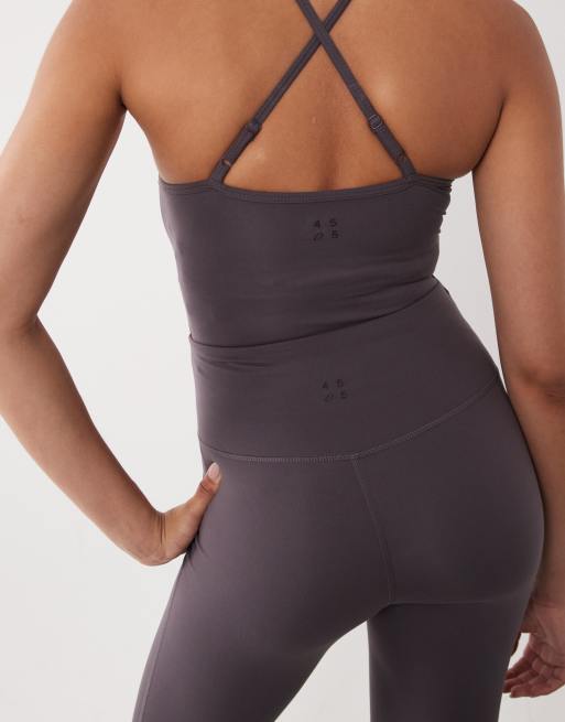 4505 Maternity Icon soft touch high waist yoga legging in storm grey, 2 of 5