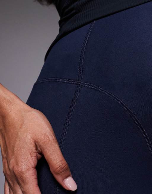 4505 Maternity Icon soft-touch high waist yoga leggings in midnight navy , 3 of 5