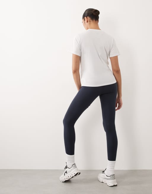 4505 Maternity Icon soft touch high waist yoga leggings in midnight navy , 5 of 5