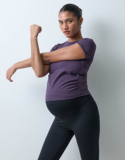 4505 Maternity Icon soft touch studio baby t-shirt in heather - view 1