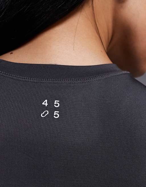 4505 Maternity – Icon – Szybkoschnący ciemnoszary T-shirt sportowy, 4 z 4