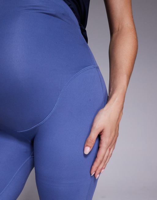 4505 Maternity - Icon - Zachte yogalegging met hoge taille in porceleinblauw, 5 van 5