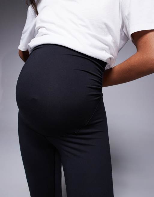 4505 Maternity Icon - Zachte yogalegging met hoge taille in zwart, 3 van 5