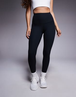 4505 Maternity Soft Touch Rib Knit High Waist Gym Leggings