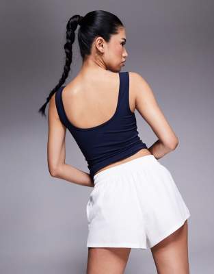 4505 Micro High Waist Woven Running Shorts With Liner