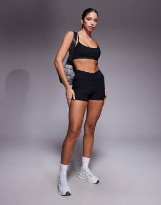 4505 Micro rib studio set in black | ASOS