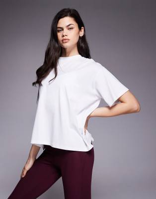 4505 Modal Blend Ultra Soft Boxy Performance T-shirt In White