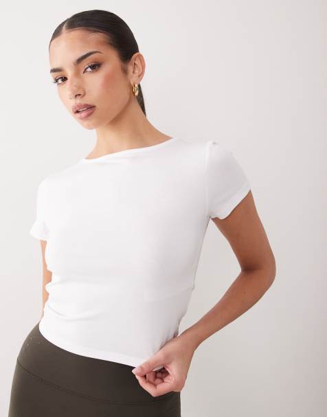 4505 modal blend ultra soft twist black performance baby t-shirt in white