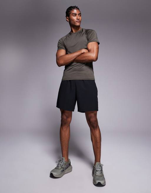 4505 muscle fit seam detail quick dry base layer in khaki, 2 of 4