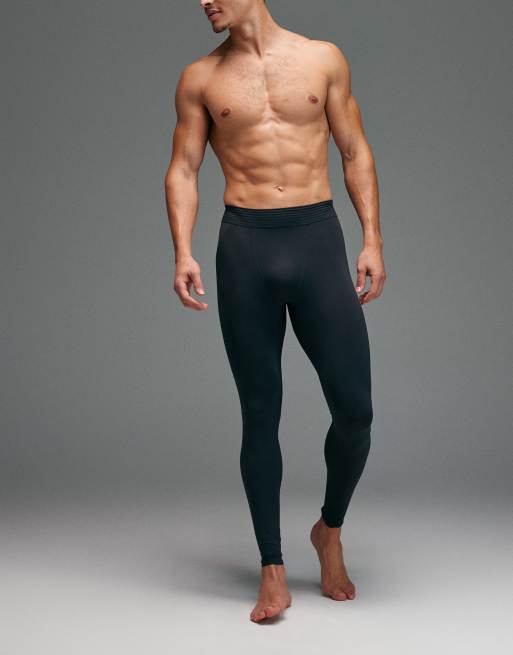 4505 – Nahtlose, figurbetonende Baselayer-Leggings in Schwarz mit Kompressionsfunktion, 5 von 5