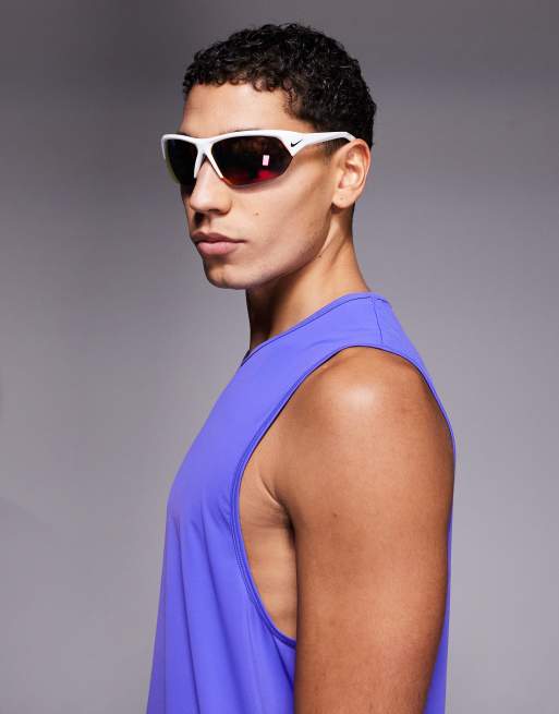 4505 nylon performance mesh quick dry running tank top in ultraviolet, 4 of 5