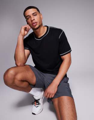 4505 Outdoor Runner Back Graphic Quick Dry Mesh T-shirt