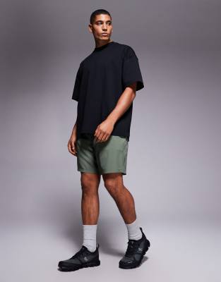 4505 Oversized Heavyweight Back Print Cotton T-shirt With Quick Dry Finish In Black